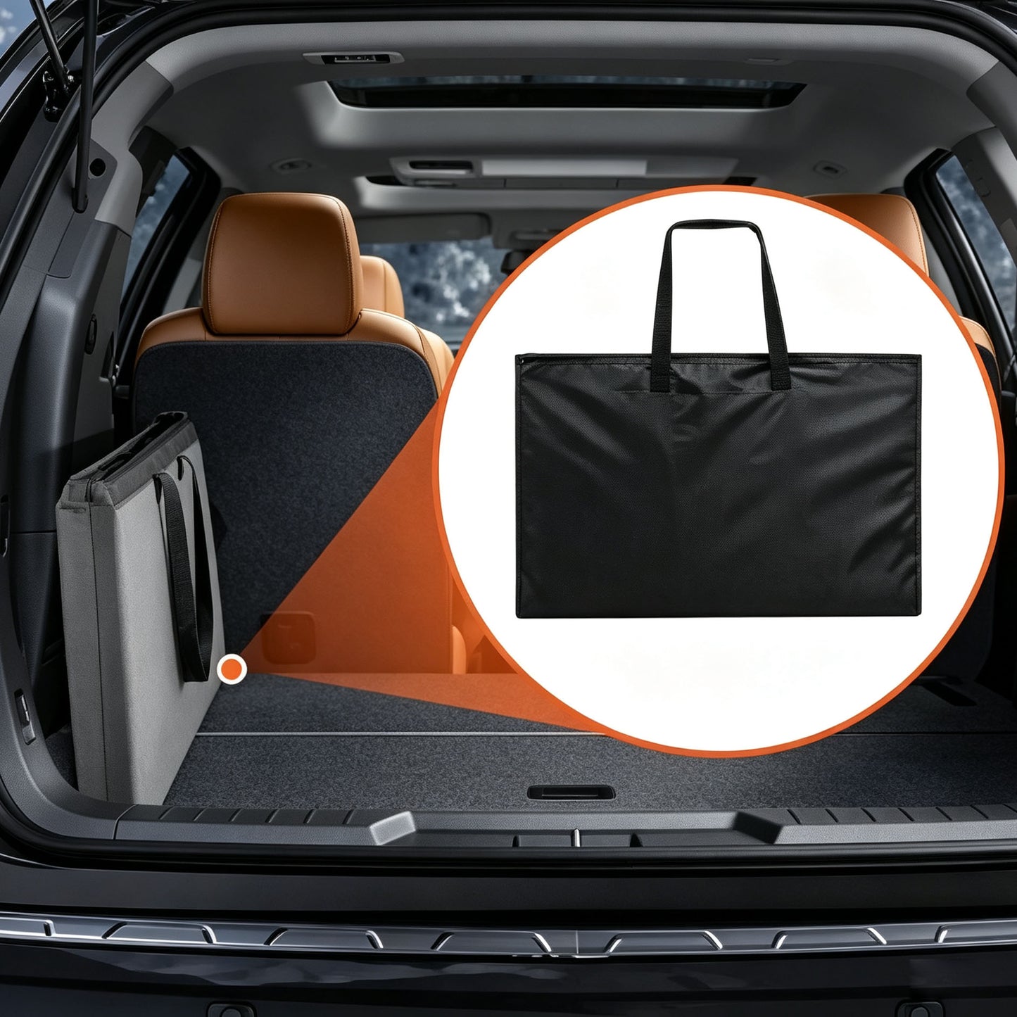 Back Seat Extender Dog Car Seat