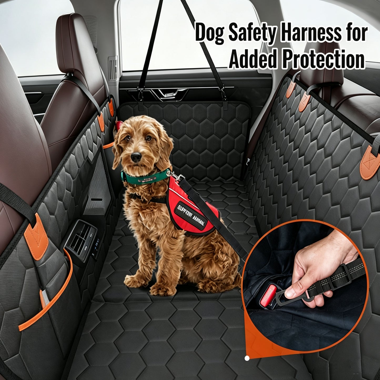 Back Seat Extender Dog Car Seat
