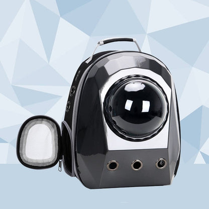 Space Capsule Dog Carrier Bag, Portable Breathable Pet Backpack Outdoor Travel Transport Cage for Small Pets