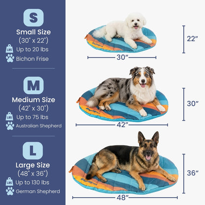 Travel Dog Bed - Foldable & Packable for Travel, Road Trip, Camping