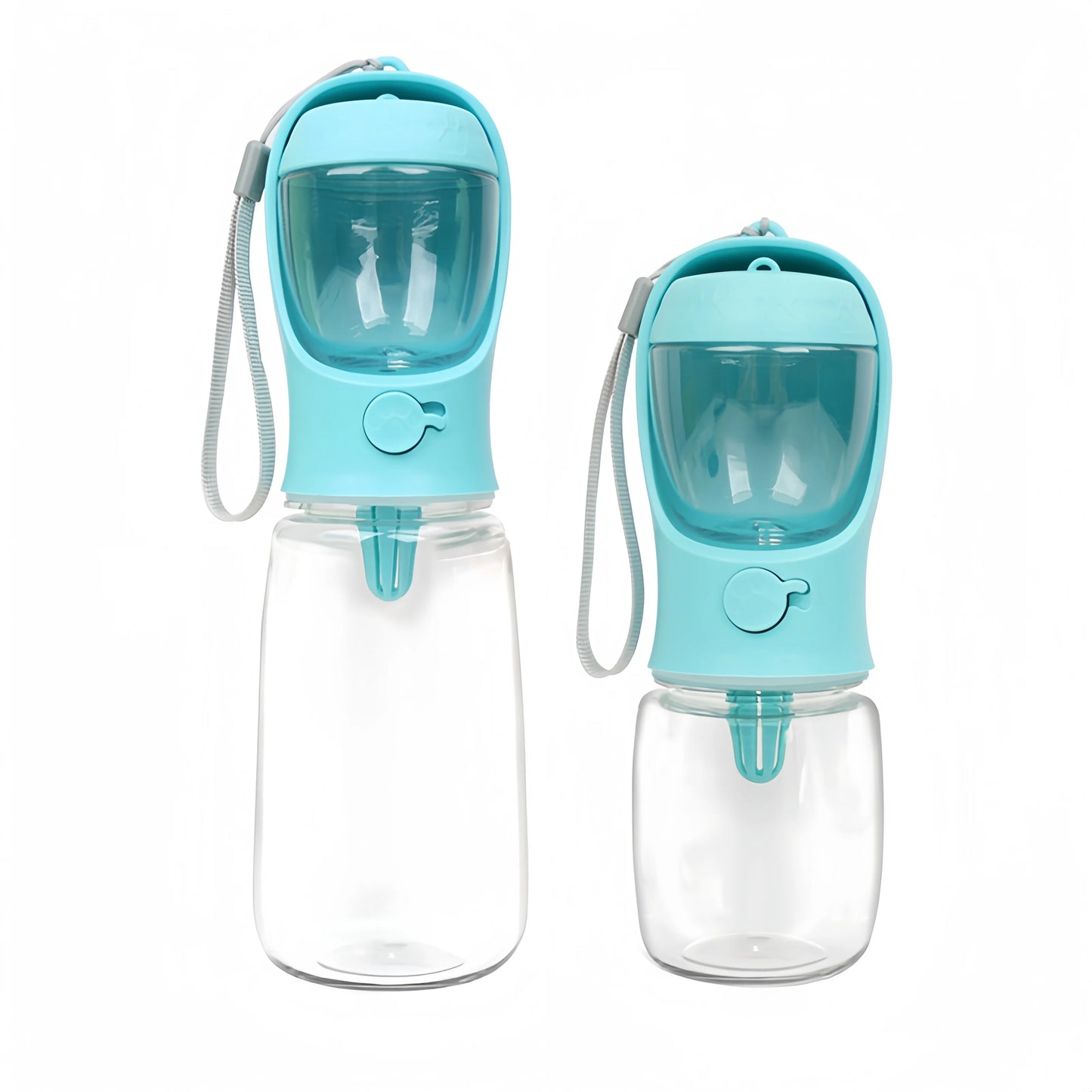 Portable 2-in-1 Dog Water Bottle with Food Container – Travel Pet Feeder & Drinking Bowl