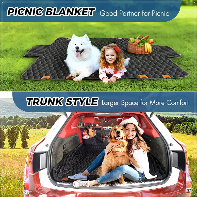 6-in-1 Waterproof Dog Car Seat Cover