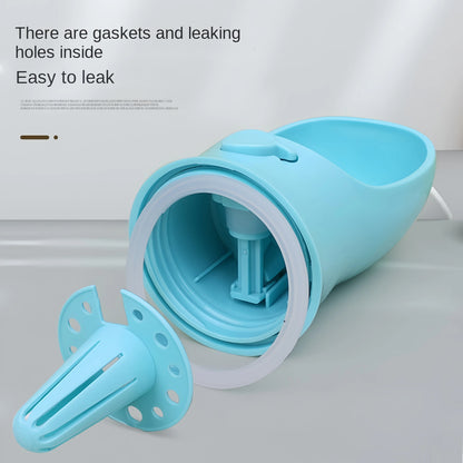 Portable 2-in-1 Dog Water Bottle with Food Container – Travel Pet Feeder & Drinking Bowl