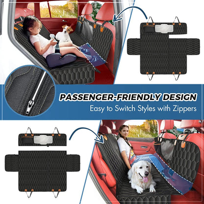6-in-1 Waterproof Dog Car Seat Cover