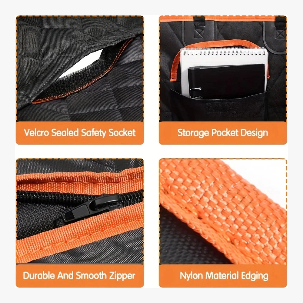 4-in-1 Waterproof Dog Car Seat Cover Hammock