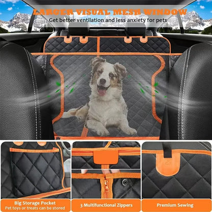 4-in-1 Waterproof Dog Car Seat Cover Hammock