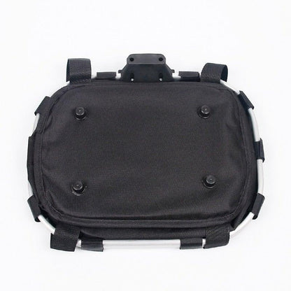 Detachable Bike Front Basket, Foldable Bicycle Handlebar Pet Carrier for Small Cat Dog