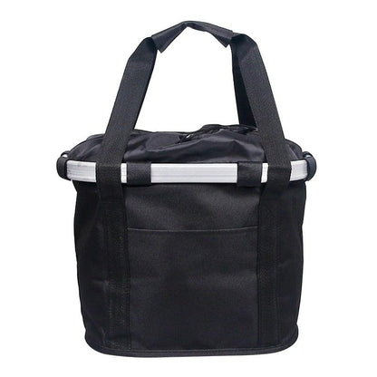 Detachable Bike Front Basket, Foldable Bicycle Handlebar Pet Carrier for Small Cat Dog